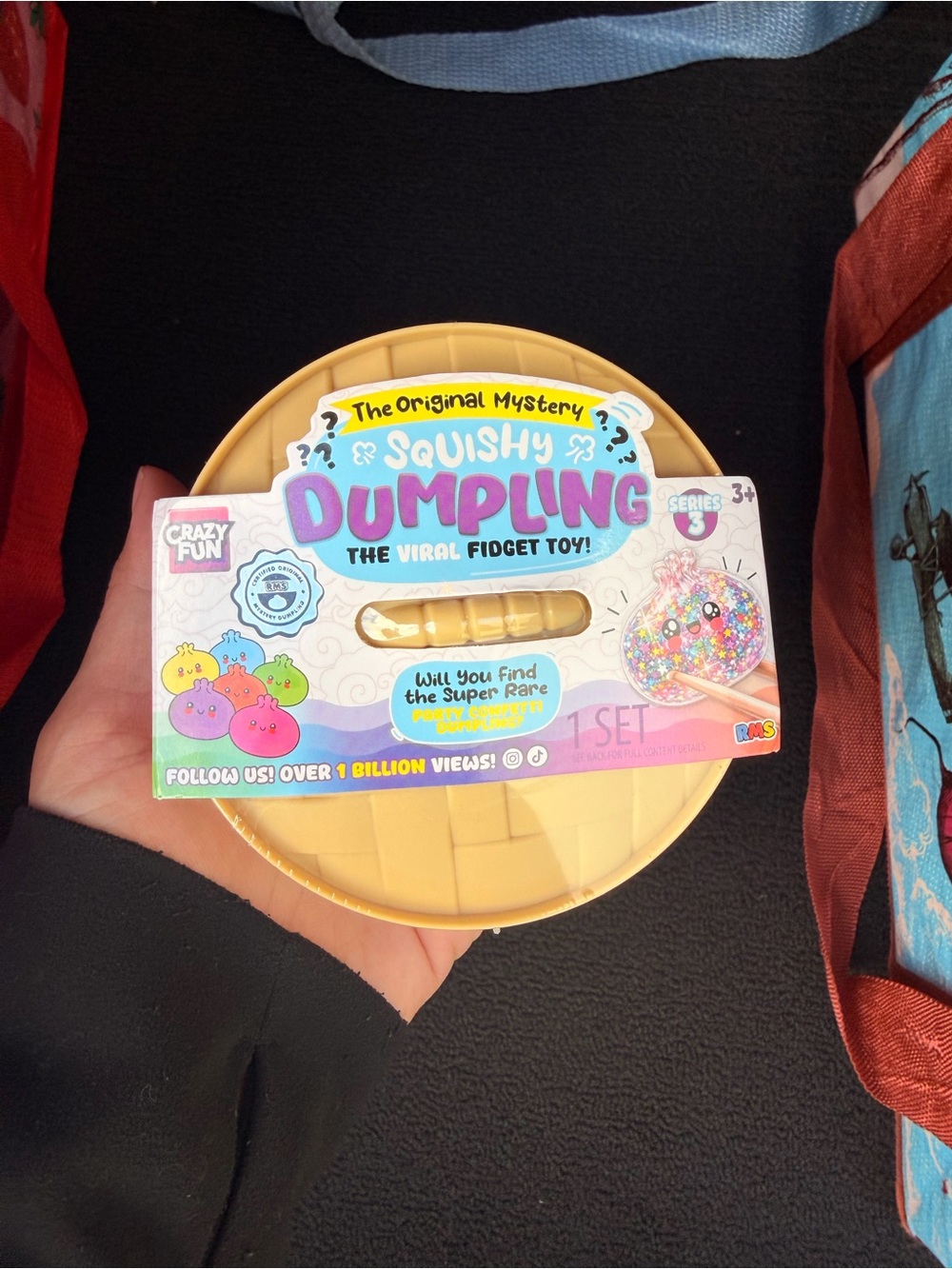 Squishy Dumpling Viral Fidget Toy - Yellow by